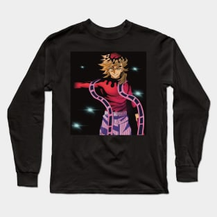 Doma upper two demon slayer Long Sleeve T-Shirt